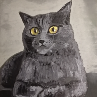 Попов Артем, 13 лет. Мой кот Бэнксли