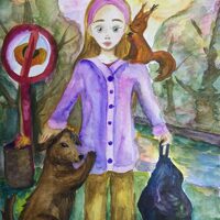 3 место. Николаева Есения, 11 лет Береги природу и животных