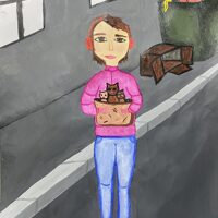 Спиридонова Елизавета, 13 лет. Заботливые руки—лучшая награда