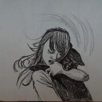Майшев Егор 14 лет рисунок Я не дам тебя в обиду